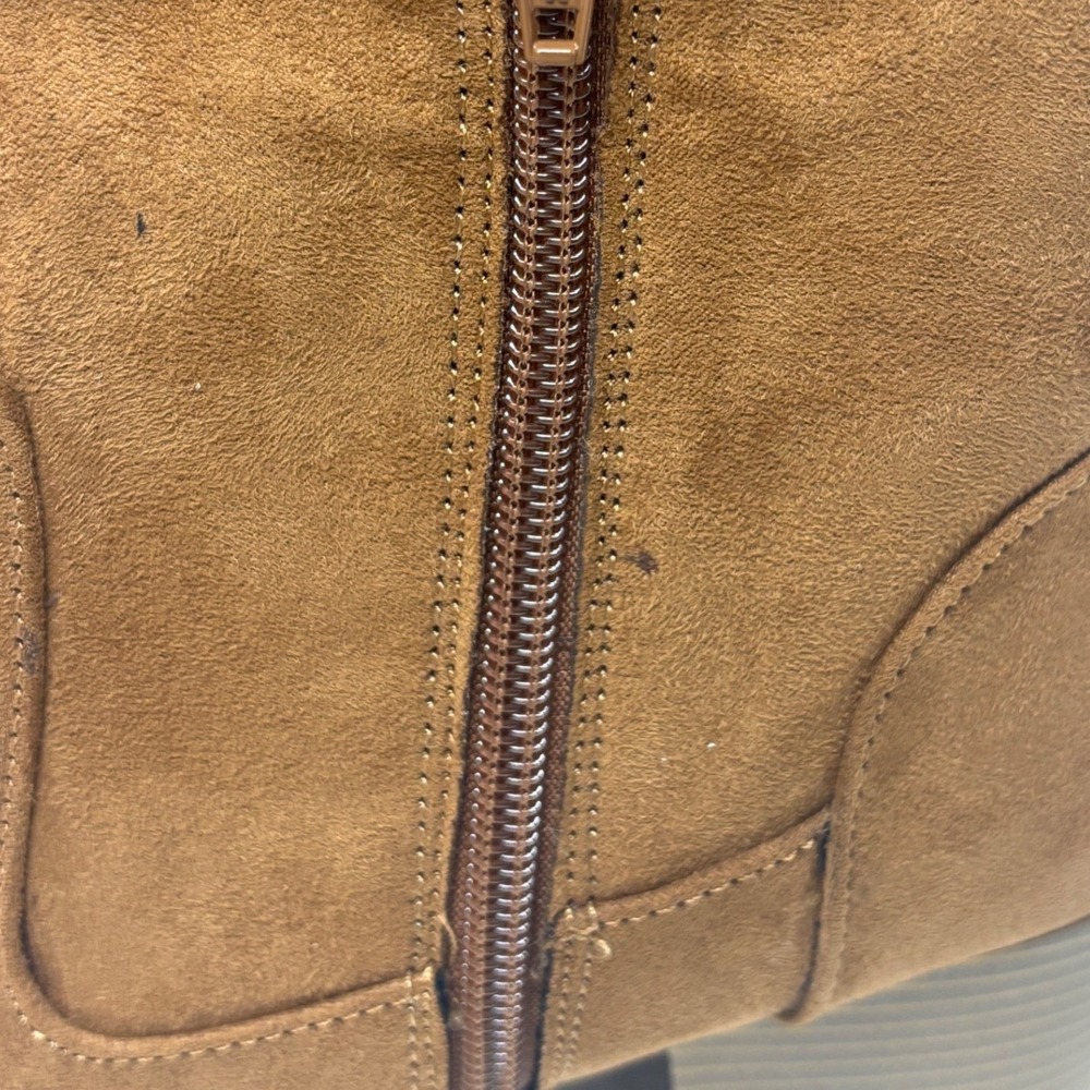 Sun + Stone Womens Cognac‎ Faux Suede Slouchy Block Heel Tall Boots Size 9 - Picture 11 of 11